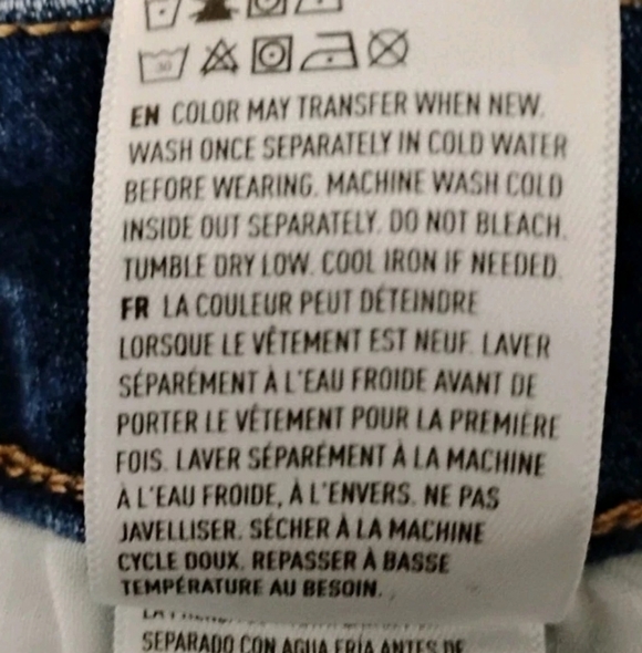 American Eagle Curvy Mom Shorts Stretch Distressed Hi-Rise Women's Size 4 - Picture 4 of 5